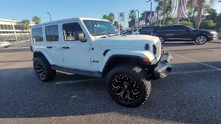 USED 2021 JEEP WRANGLER Unlimited Sahara Altitude at Tom Bush BMW Orange Park USED 14513A [upl. by Esyle317]