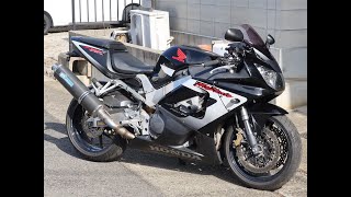 HONDA CBR929RR SC44 Engine start TSR SO Muffler エンジン始動 マフラーサウンド [upl. by Reffotsirk]