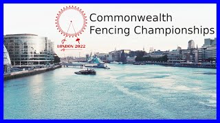 Commonwealth Fencing Championships 2022  DAY05 Piste Blue [upl. by Teerpnam]