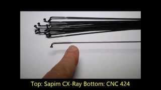 Hands on Sapim CX Ray vs CNC 424 [upl. by Issak324]