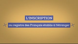 Présentation du service dinscription au registre des français en ligne [upl. by Aitnahc]