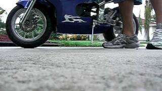 49cc pocket bike x8 demo [upl. by Melanie]