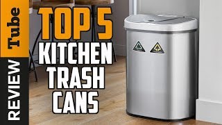 ✅Trash Can Best Kitchen Trash Can Buying Guide [upl. by Dahsraf]