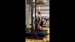 Perfect overspeed treadmill run 27 mph [upl. by Aniaz]