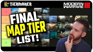 My Final 6v6 Map Tier List for Modern Warfare III [upl. by Learrsi]