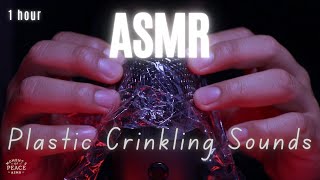 1 Hour of Plastic Crinkling ASMR  No Talking  You Will Fall Asleep [upl. by Asa]