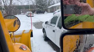 City of Bettendorf Snowplows amp Cars Parked on Streets January 9 2024 Day Shift [upl. by Ck]