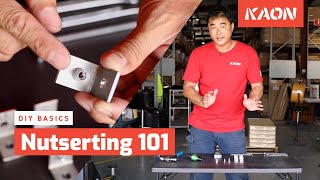 Different Ways of Installing Nutserts  Rivnuts – DIY Basics with KAON [upl. by Berardo]