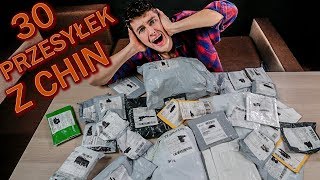 30 PRZESYŁEK Z CHIN DO 1😱 WIELKI UNBOXING [upl. by Freddi]