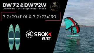 La DW de la gamme Elite by SROKA Ultra Light Wind en wing foil prone et Downwind Foil board [upl. by Muriel]