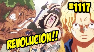 🏴‍☠️ COMENZO LA REVOLUCI0N 🏴‍☠️ 👒ONE PIECE 1117  😱 reaction onepiece [upl. by Oigres]