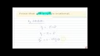 4 Prove that sqrt3sqrt5 is irrational [upl. by Siseneg328]