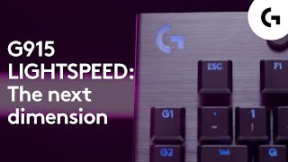 G915 LIGHTSPEED Where design meets performance [upl. by Stryker]