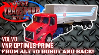 JUST TRANSFORM IT Volvo VNR Optimus Prime [upl. by Chick]