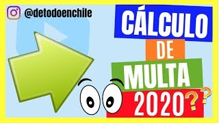 CÁLCULO DE MULTA Extranjería 2020 👀 [upl. by Gisella941]