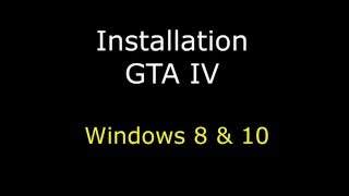 GTA 4 Windows 8 amp 10 partie 1 [upl. by Nylasoj]