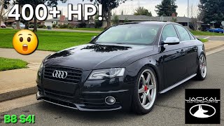 JACKAL MOTORSPORTS STAGE 1 TUNE on my Supercharged 2010 Audi B8 S4 6 Speed Manual [upl. by Meirrak]