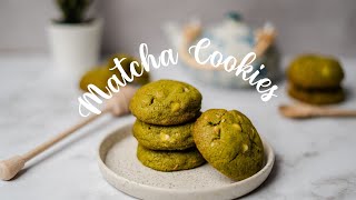 The EASIEST Matcha Cookies  Tasty Recipe [upl. by Laerol]