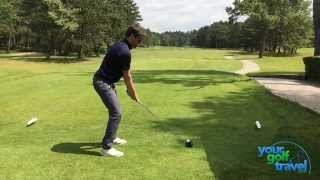 Slow Motion Scratch Handicap Golf Swing [upl. by Helmer52]