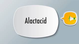 How To Pronounce Alactacid [upl. by Travers]