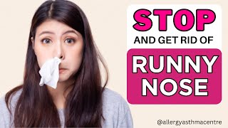 How to Stop Runny Nose  allergic rhinitis runny nose remedy  stop runny nose cold runny nose [upl. by Gelb276]