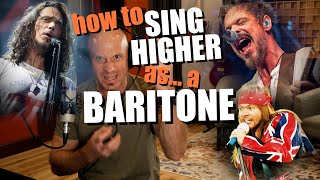 How to Sing Higher as a Baritone TWO Key Tips Pull From Ian Thornley Chris Cornell amp Others [upl. by Eninaj]