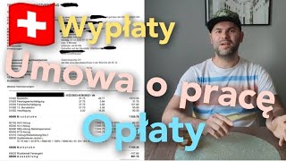 Jak wygląda umowa o pracęwypłaty i opłaty🇨🇭 [upl. by Fiertz720]