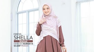 Gamis Terbaru Shella Dress by Maharrani  WA 085228433776 [upl. by Yrahk239]