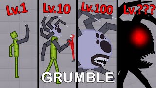 EVOLUTION Of GRUMBLE  Roblox Doors Floor 2  People Playground [upl. by Repsac]