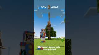 pomni baik dan pomni jahat minecraft shorts lucu [upl. by Aytac]