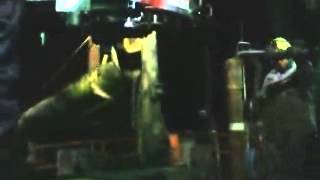 accident running casing on drilling rig [upl. by Atilahs]