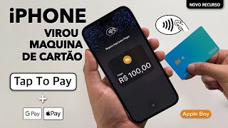 😱 Apple liberou recurso Tap To Pay que transforma iPhone em maquininha de cartão 💳 no Brasil [upl. by Arem]