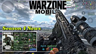 Warzone Mobile Season 4  Warzone Mobile Snapdragon 778g [upl. by Nolly]