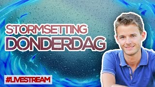 LIVE STORMSETTING DONDERDAG 9 AUGUSTUS 2018 [upl. by Sikes279]