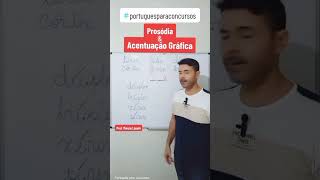 Prosódia e acentuação gráfica português enem linguaportuguesa concursopublico ortografia [upl. by Elfreda530]