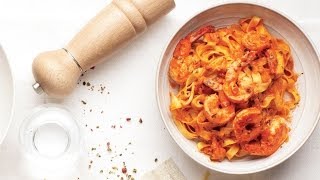 How to Cook Shrimp Vodka Pasta  MyRecipes [upl. by Beilul]