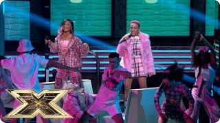 Acacia amp Aaliyah sing Finesse  Live Shows Week 1  The X Factor UK 2018 [upl. by Palla]