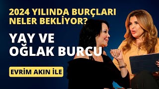 YAY VE OĞLAK BURCU İÇİN 2024 NASIL GEÇECEK  Yükselenler nelere dikkat etmeli [upl. by Nodarb]