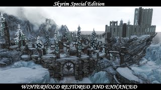 Skyrim SE  Mod Winterhold Restored and Enhanced [upl. by Bazluke920]