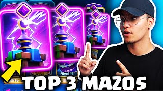 ☠️TOP 3 MEJORES MAZOS con TESLA EVOLUCIONADO CLASH ROALE [upl. by Etana]