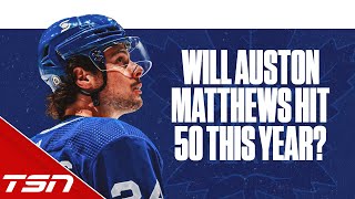 Will Auston Matthews reach the 50 goal mark this season [upl. by Fairfax]