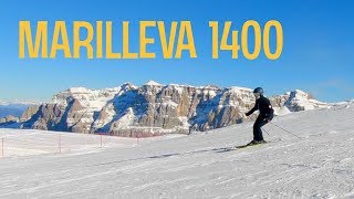 Narty Włochy MARILLEVA 1400 2019 Madonna Di Campiglio [upl. by Kimon]