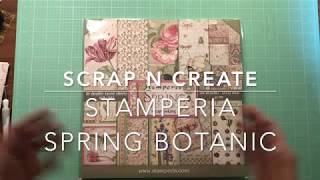 Stamperia Spring Botanic tutorial 1 [upl. by Thomey848]