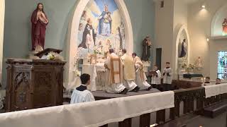 Solemn High Mass with Father Adam Craig at Most Holy Rosary Church in Middleville Michigan [upl. by Stover]