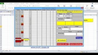 8Terminkalender in Excel selber erstellen Kalenderwoche ermitteln und eintragen [upl. by Colwin]