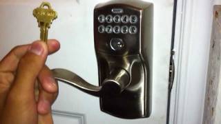 Lock Pick Gun Schlage Electronic Keypad [upl. by Deanna]