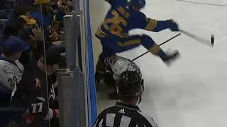 Rasmus Dahlin hit on Brad Marchand  Tough Call review [upl. by Ardaid]