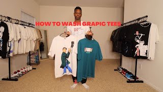 HOW TO Wash and Maintain Graphic T Shirts [upl. by Ligetti]