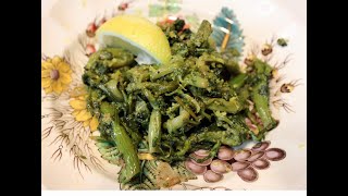 Rapini AKA Broccoli Rabe with Garlic and Lemon [upl. by Lehcim]