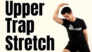 Upper Trap Stretch for Neck Stiffness and Headaches  San Diego Chiropractic [upl. by Hibben]